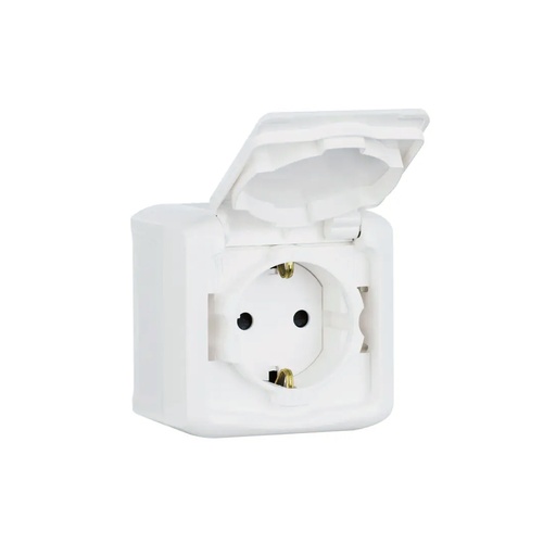 [59732] Розетка с крышкой Legrand Forix 16A 250В IP44 накладная белый