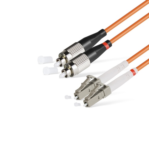 [16832] Патч Корд Оптоволоконный FC/UPC-LC/UPC MM OM1 62.5/125 Duplex 3.0мм 1 м