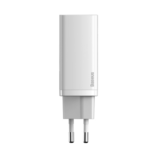 [85314] Адаптер питания Baseus GaN2 Lite Quick ChargerC+U 65W EU White (CCGAN2L-B02)