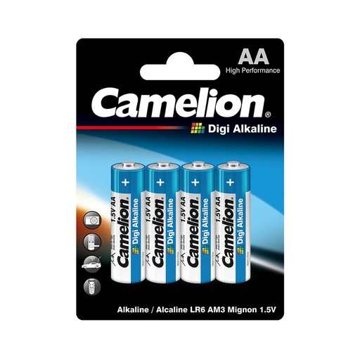 [8608] Батарейка CAMELION Digi Alkaline LR6-BP4DG 4 шт. в блистере