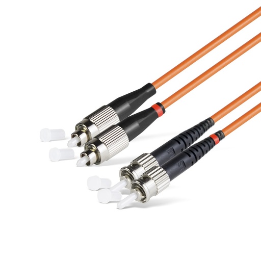 [16882] Патч Корд Оптоволоконный FC/UPC-ST/UPC MM OM2 50/125 Duplex 3.0мм 1 м