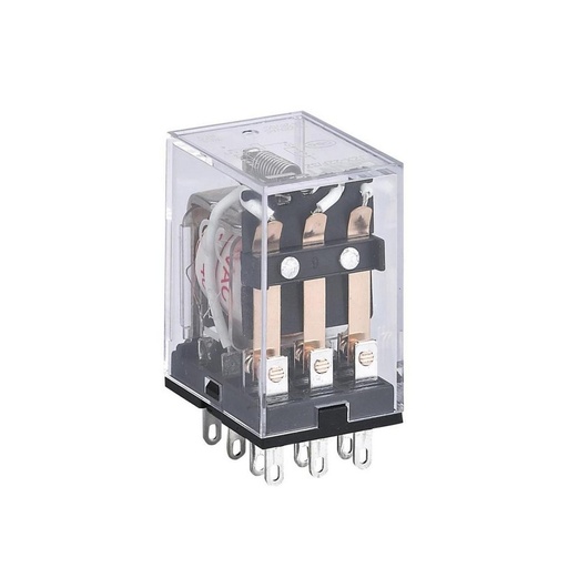 [69915] Промежуточное реле CHINT JZX-22F(D) 4 конт. с инд. LED 3А 220В DC