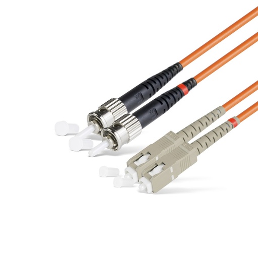 [16888] Патч Корд Оптоволоконный SC/UPC-ST/UPC MM OM2 50/125 Duplex 3.0мм 1 м