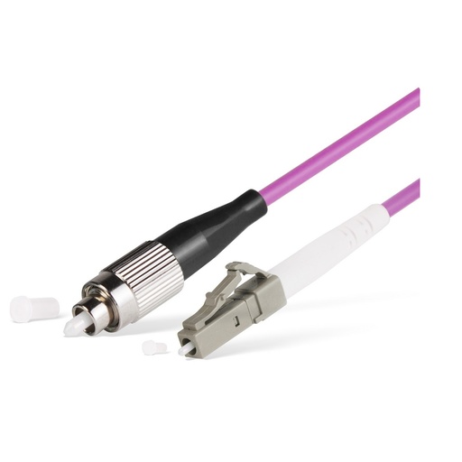 [16952] Патч Корд Оптоволоконный FC/UPC-LC/UPC MM OM3 50/125 Simplex 3.0мм 1 м
