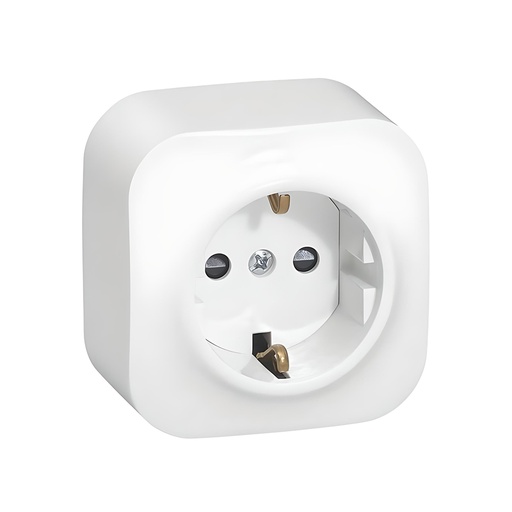 [59738] Розетка с зк с зш Legrand Forix 16A 250В IP20 накладная белый