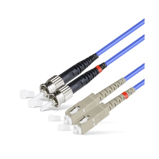 [16908] Патч Корд Оптоволоконный SC/UPC-ST/UPC MM OM4 50/125 Duplex 3.0мм 1 м