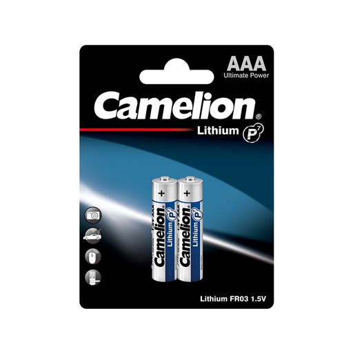 [8621] Батарейка CAMELION Lithium P7 FR03-BP2 2 шт. в блистере