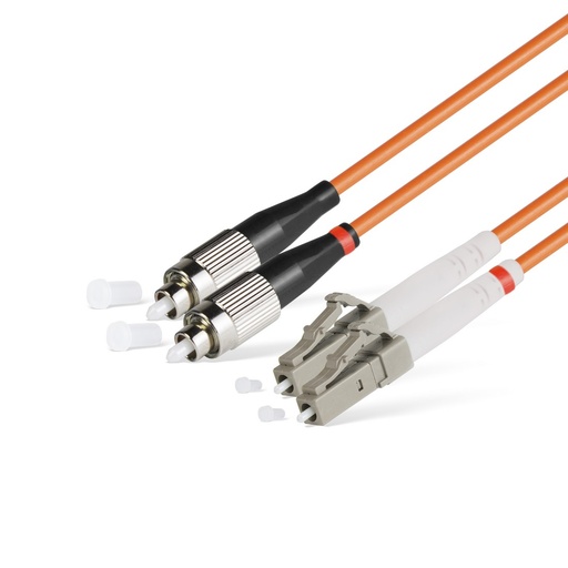 [16881] Патч Корд Оптоволоконный FC/UPC-LC/UPC MM OM2 50/125 Duplex 3.0мм 1 м