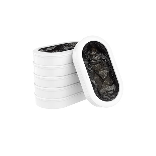 [44658] Сменные пакеты для умного мусорного ведра Townew Refill Ring R03 (120 шт. в упаковке) Черный