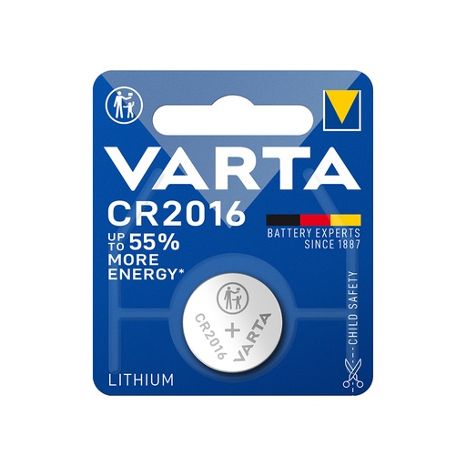 [28444] Батарейка VARTA Lithium CR2016 3V 1 шт. в блистере