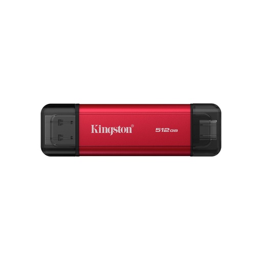 [84506] Внешний SSD диск Kingston 512GB Dual Portable Красный