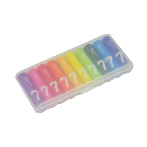 [46960] Батарейки Xiaomi AAA Rainbow Batteries (10 штук в упаковке)