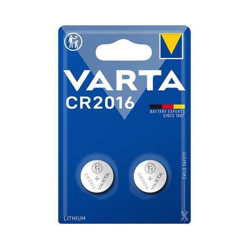[61431] Батарейка VARTA Lithium CR2016 3V 2 шт. в блистере