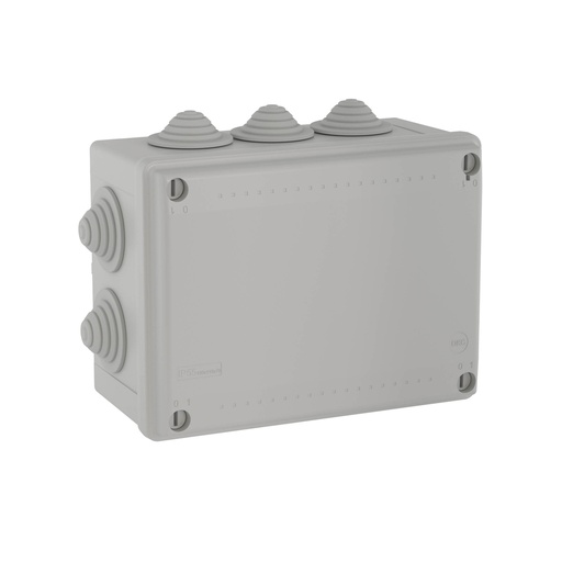 [68848] Коробка ответвительная с 10 кабельными вводами DKC 54100.32мм IP55, 190х140х70 мм