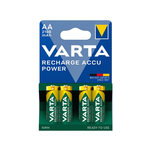 [85566] Аккумулятор VARTA R2U Mignon 1.2V - HR6/ AA 2100 мАч (4 шт)