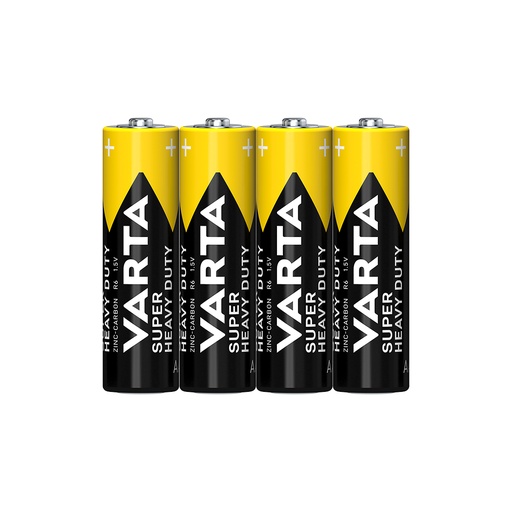 [29017] Батарейка VARTA Superlife (Super Heavy Duty) Mignon 1.5V - R6P/AA 4 шт в пленке