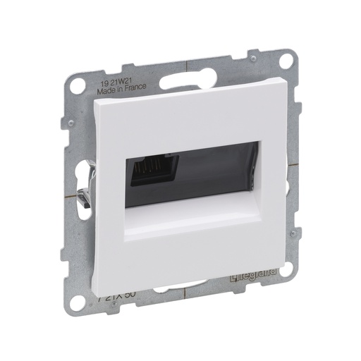[64171] Информационная розетка одинарная Suno RJ45 Кат.5e UTP Белый