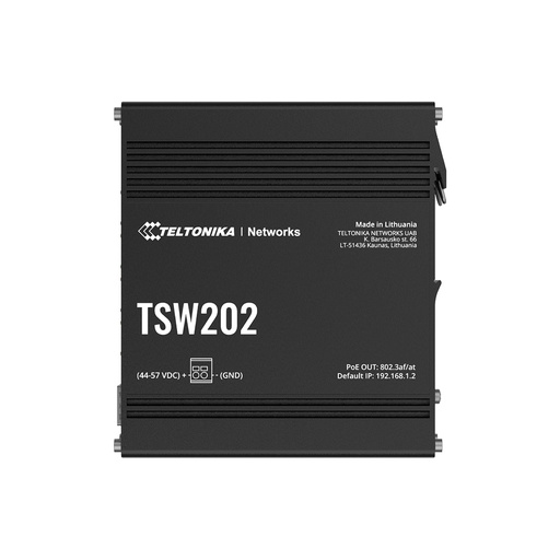 [87639] Сетевой шлюз Teltonika TSW202 POE+ L2 MANAGED SWITCH 8 GBE, 2 S