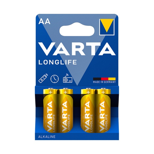 [24899] Батарейка VARTA Longlife Mignon 1.5V - LR6/AA 4 шт в блистере