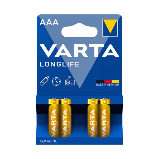 [24897] Батарейка VARTA Longlife Micro 1.5V - LR03/ AAA (4 шт)