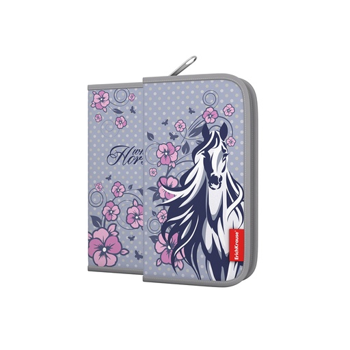 [30503] Пенал-книжка без наполнения ErichKrause® 110x205x25мм White Horse