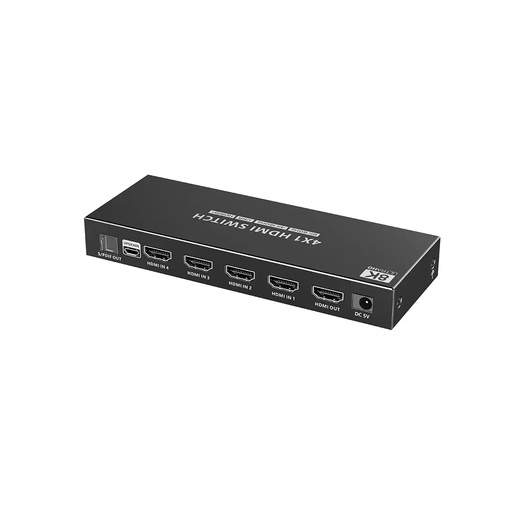 [72036] Переключатель HDMI Lenkeng LKV841 (8K@60Hz, 4x1)