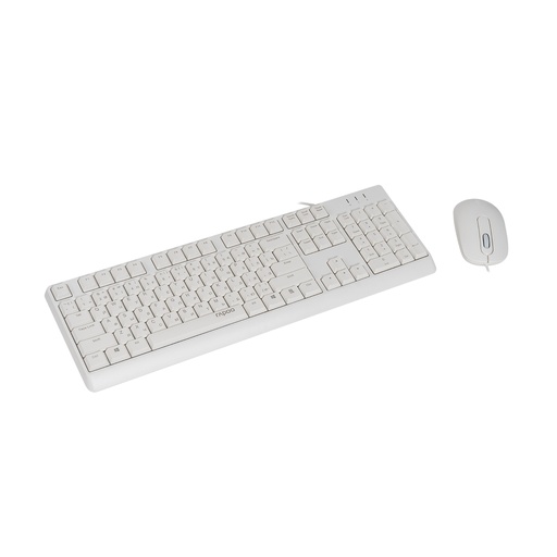 [53239] Комплект Клавиатура + Мышь Rapoo X130PRO White