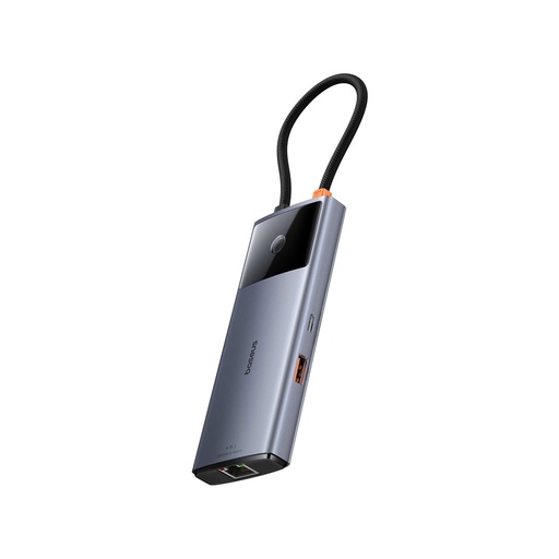 [84254] Док-станция Baseus Metal Gleam Series II 6-in-1 Grey (B00061802813-00)