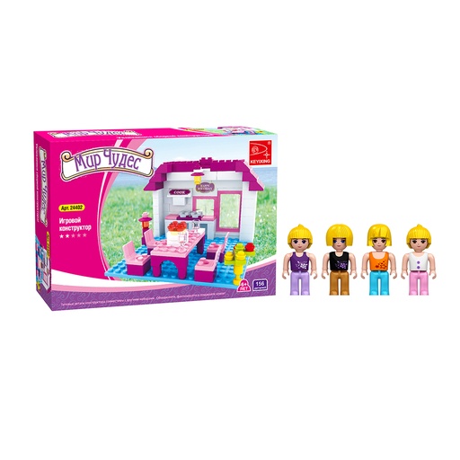 [45423] Игровой конструктор Keyixing 24402 МИР ЧУДЕС (156 деталей в наборе)