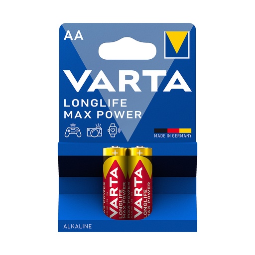[26002] Батарейка VARTA Longlife Power Max Mignon 1.5V - LR6/AA 2 шт в блистере