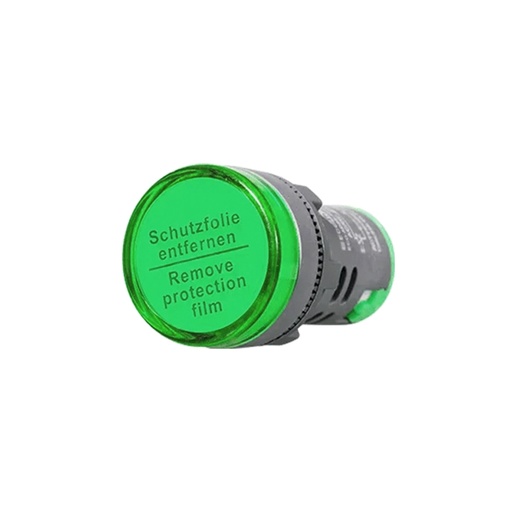 [87076] Сигнальная лампа Himel 22мм AC 240В зелёная