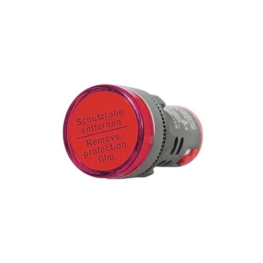 [87077] Сигнальная лампа Himel 22мм AC 240В красная