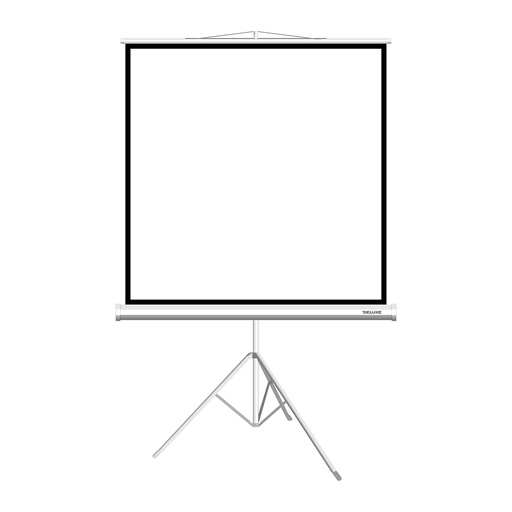 [26499] Экран на треноге Deluxe DLS-T244W (96"х96"), Ø - 136", Раб. поверхность 236х236 см., 1:1