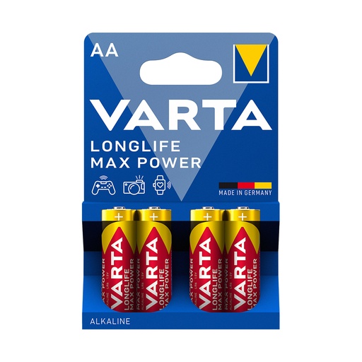 [32128] Батарейка VARTA Longlife Power Max Mignon 1.5V - LR6/ AA 4 шт в блистере