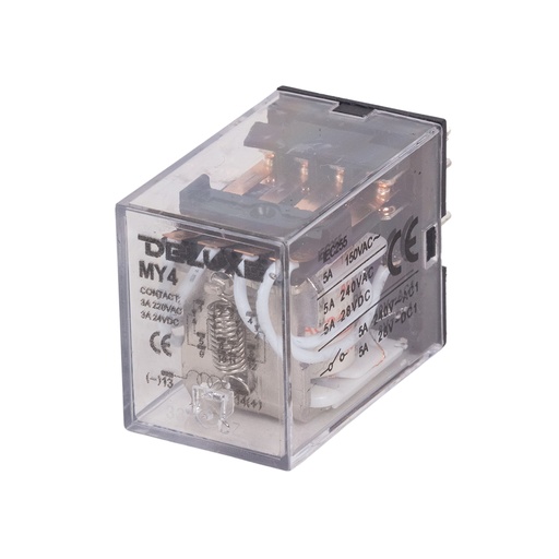 [56941] Реле промежуточное Deluxe MY4 24V AC