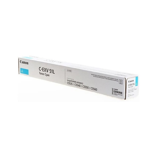 [60491] Тонер-картридж Canon C-EXV 51L CYAN для IR ADVANCE C55xx 0485C002AA