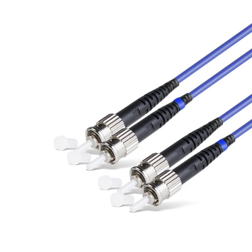 [16909] Патч Корд Оптоволоконный ST/UPC-ST/UPC MM OM4 50/125 Duplex 3.0мм 1 м