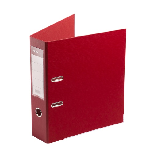 [29041] Папка-регистратор Deluxe с арочным механизмом, Office 3-RD24 (3" RED), А4, 70 мм, красный