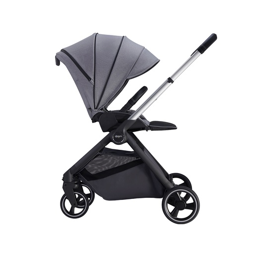 [61169] Детская коляска Qborn Kunpeng Two-way lightweight high landscape stroller Technology gray