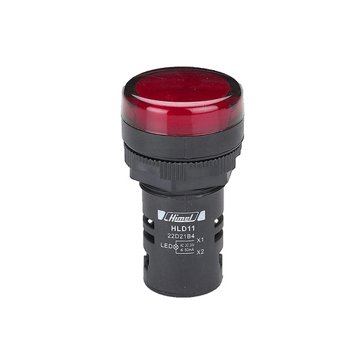 [87081] Сигнальная лампа Himel 22мм AC/DC 24В красная