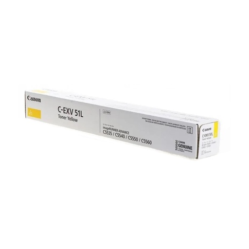 [60493] Тонер-картридж Canon C-EXV 51L YELLOW для IR ADVANCE C55xx 0487C002AA