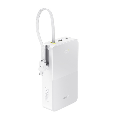 [84228] Портативный внешний аккумулятор Baseus EnerFill FC51 Bipow2 Pro 20000mAh 22.5W White (E0027700)