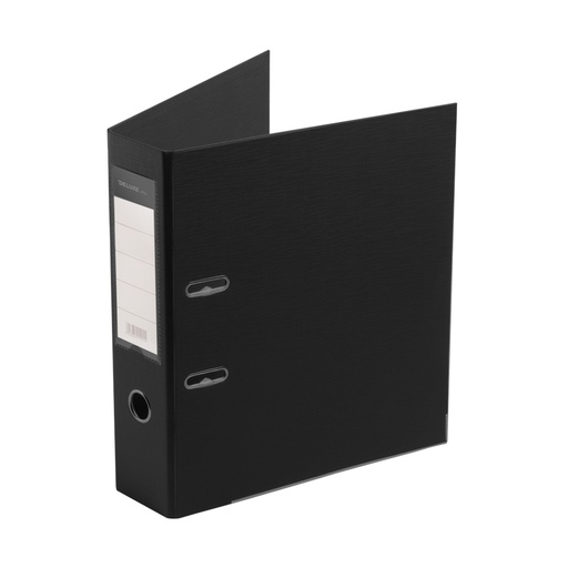 [29016] Папка-регистратор Deluxe с арочным механизмом, Office 3-BK19 (3" BLACK), А4, 70 мм, чёрный