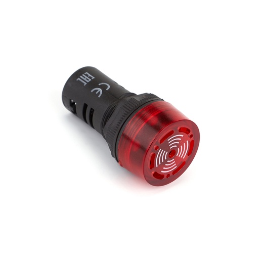 [57390] Сигнализатор звуковой CHINT ND16-22FS 22 мм красный LED АС220В