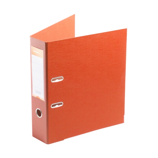 [29046] Папка-регистратор Deluxe с арочным механизмом, Office 3-OE6 (3" ORANGE), А4, 70 мм, оранжевый