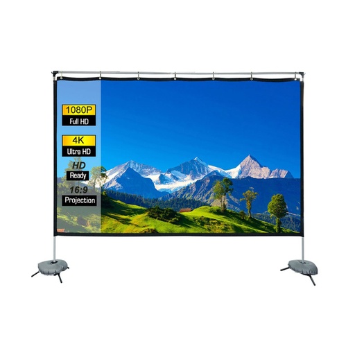 [73733] Портативный экран XG DLS-OT221-125 (87"49"), Ø - 100", Раб. поверхность 221x125 см., 16:9