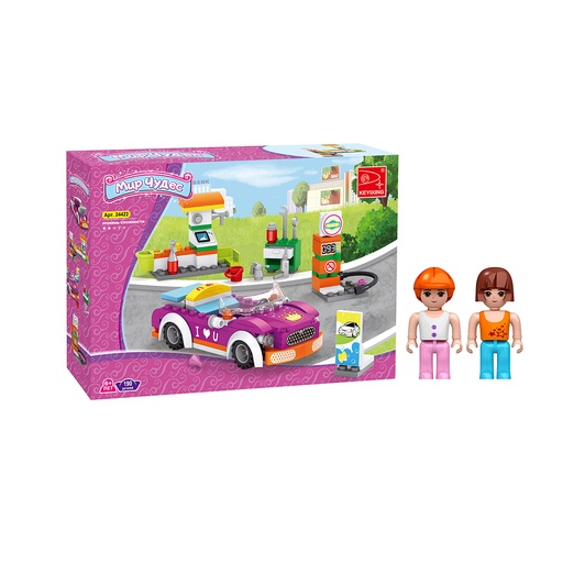 [45428] Игровой конструктор Keyixing 24422 МИР ЧУДЕС (190 деталей в наборе)