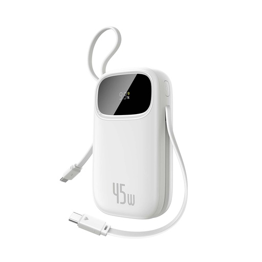 [85304] Портативный внешний аккумулятор Baseus EnerFill FC31 10000mAh 45W White (P10082102213-00)