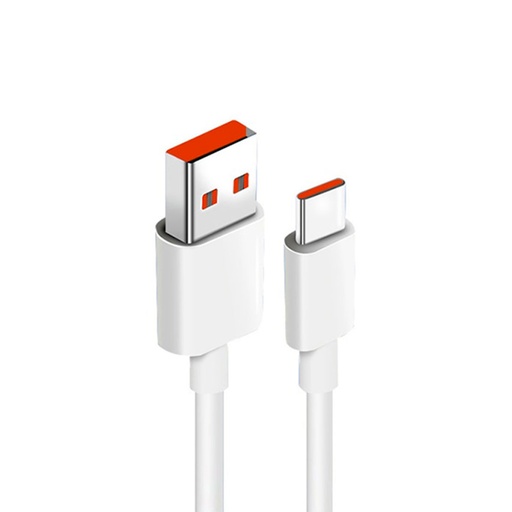 [43645] Интерфейсный кабель Xiaomi 6A Type-A to Type-C Cable Белый