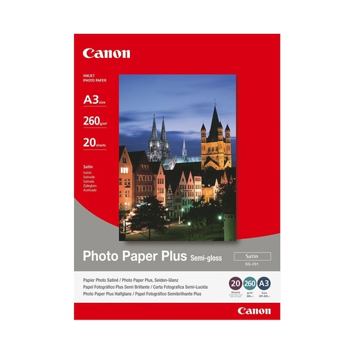 [59676] Полуглянцевая фотобумага Canon SG-201 A3 20SH